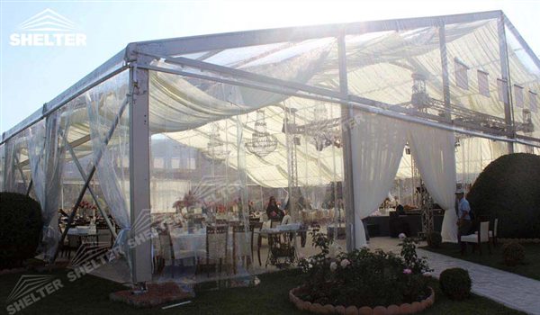 SHELTER Luxury Wedding Marquee - Transparent Tent - Large Weddings Tent - Party Marquees for Sale - 133