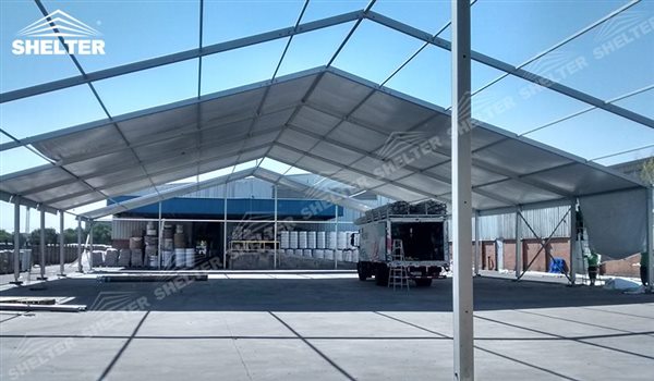 SHELTER Large Warehouse Tent - Outdoor Storage Tent - Temporary Storage Tents - Clear Span Building for Sale -42