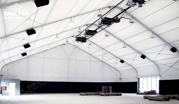 SHELTER Helicopter Hangar Tent - Aircraft Hangar - Aircraft Hangar Structures - Private Jet Hangar Structure - Airplane Hangar Tents for Sale (8)