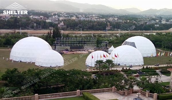 SHELTER Geodesic Domes - Event Dome - Dome Tent - Hemisphere Tents - Event Geodome for Sale - Wedding Marquee - Party Marquees - 19