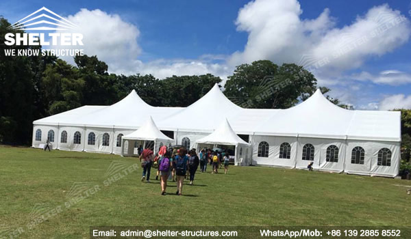 SHELTER Mixed Party Tent - Church Building Structure - Luxury Wedding Marquee - High Peak Tents - Bellend Tent - Yuma Tent for Sale - 25x50m Mixed Party Tent (2)