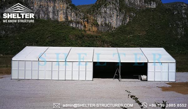 Temporary Outside Storage Tent - Temporary Warehouse Structure - Fast Erected Storage Tent for Sale - Modular Aluminum Tent for Storage - Shelter Structures (6)