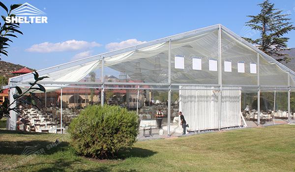 SHELTER Luxury Wedding Marquee - Transparent Tent - Large Weddings Tent - Party Marquees for Sale - (16)