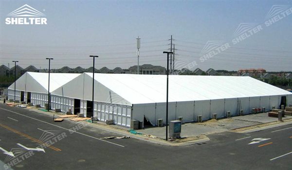 SHELTER Large Warehouse Tent - Temporary Warehouse Structure - Temporary Storage Tents - Clear Span Building for Sale -18