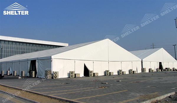 SHELTER Large Warehouse Tent - Outdoor Storage Tents - Temporary Storage Tents - Clear Span Building for Sale - 28