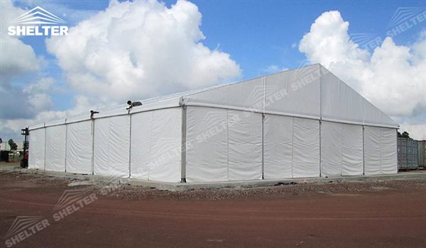 SHELTER Large Warehouse Tent - Outdoor Storage Tents - Temporary Storage Tents - Clear Span Building for Sale -30