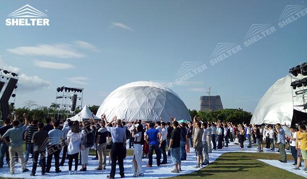 SHELTER Geodesic Domes - Event Domes - Dome Tent - Hemisphere Tents - Event Geodome for Sale - Wedding Marquee - Party Marquees (18)
